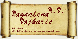 Magdalena Vajkarić vizit kartica